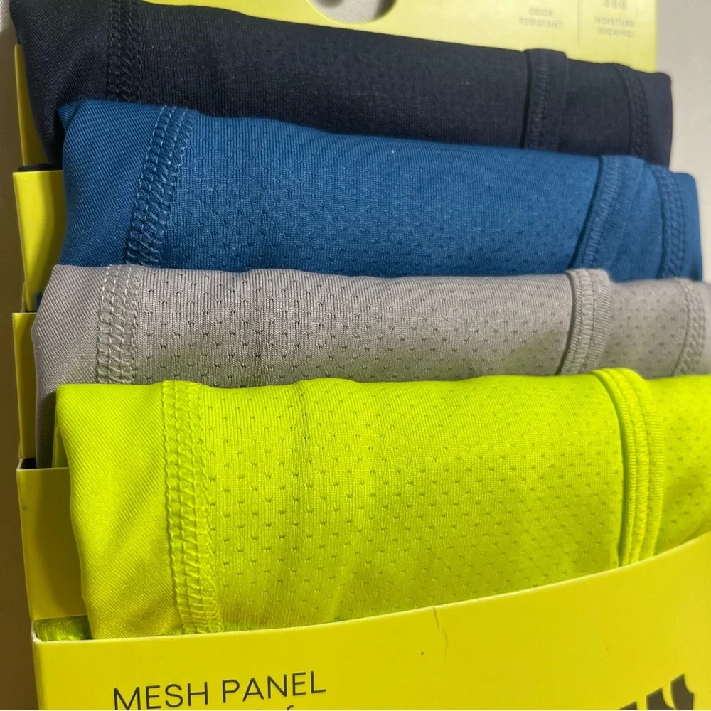 Boys' 4pk Youth L Mesh Boxer Briefs - All In Motion New - Picture 5 of 8